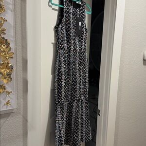 Nordstrom Black Multicolor Textured Fabric